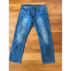 Levi Strauss & Co 505 Mens Jeans 36x30 Medium Wash Straight Fit Denim